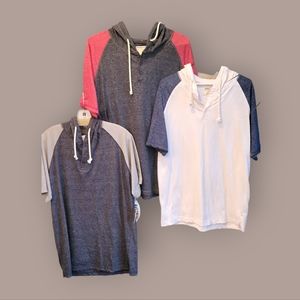 ALPHA BETA Hoodie Short Sleeve L